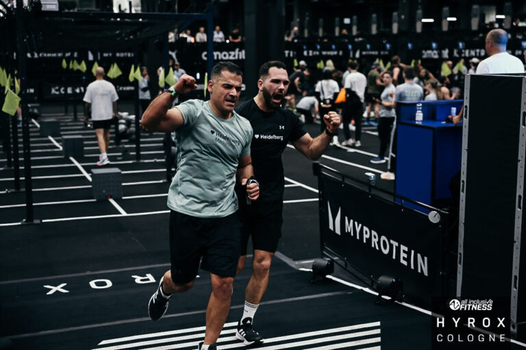 Reza Mehman und Lennart Sass beim HYROX Double 2026