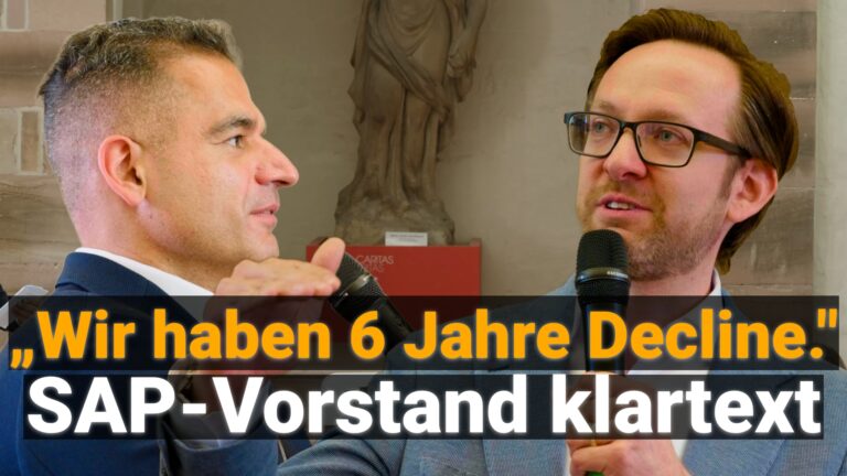 Thomas Saueressig, SAP Vorstand und Reza Mehman im Interview über kritische Wirtschaftsthemen: Deutschland ohne Wachstum
